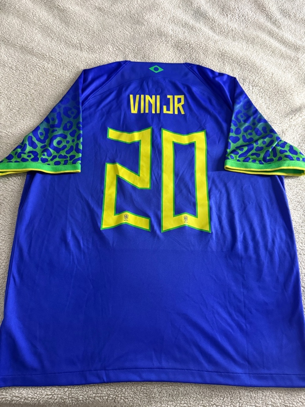 Brazil 🇧🇷 #20 Vinicius Jr 2022-23 Away Nike Jersey